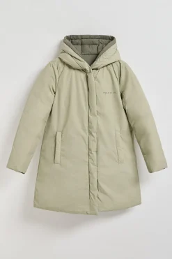 Polo Club Vestes*Manteau Gracia vert réversible avec capuche fixe et détails Vert militaire