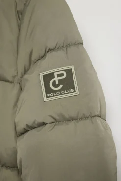 Polo Club Vestes*Manteau Gracia vert réversible avec capuche fixe et détails Vert militaire