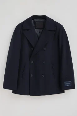 Polo Club Vestes*Manteau Hanken avec logo Bleu Marine