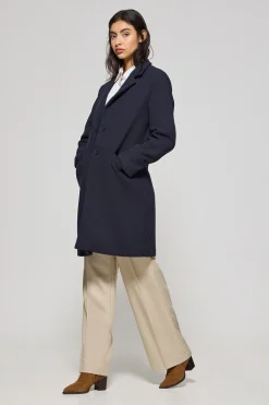 Polo Club Vestes*Manteau Kate boutonné avec écusson Bleu Marine