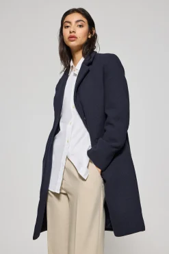 Polo Club Vestes*Manteau Kate boutonné avec écusson Bleu Marine