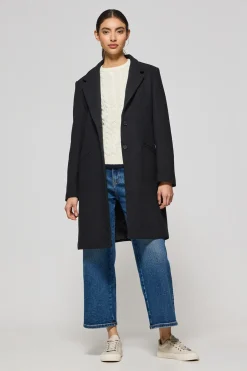 Polo Club Vestes*Manteau Kate boutonné avec écusson Noir