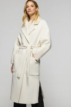 Polo Club Vestes*Manteau long Carrie en drap et détails Beige