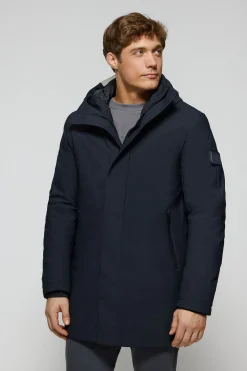 Polo Club Vestes*Manteau Mackey avec capuche fixe et détails Bleu Marine