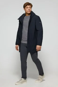Polo Club Vestes*Manteau Mackey avec capuche fixe et détails Bleu Marine
