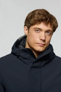 Polo Club Vestes*Manteau Mackey avec capuche fixe et détails Bleu Marine