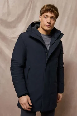 Polo Club Vestes*Manteau Mackey avec capuche fixe et détails Bleu Marine