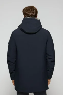 Polo Club Vestes*Manteau Mackey avec capuche fixe et détails Bleu Marine