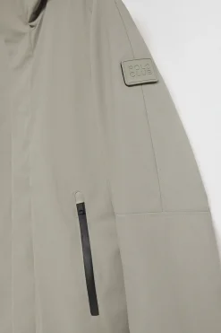 Polo Club Vestes*Manteau Mackey avec capuche fixe et détails Gris Pierre
