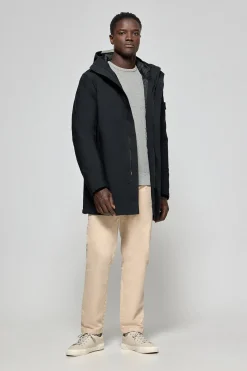 Polo Club Vestes*Manteau Mackey avec capuche fixe et détails Noir