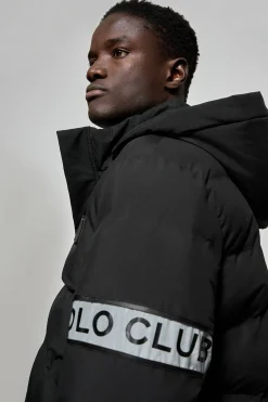 Polo Club Vestes*Manteau Courchevel à capuche amovible et détails Noir