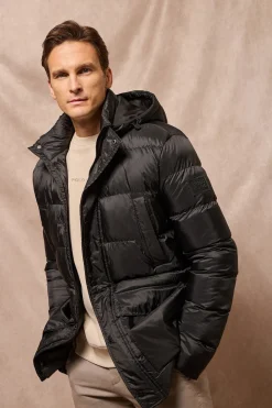 Polo Club Vestes*Manteau Greenwich avec poches et capuche fixe avec détails Noir