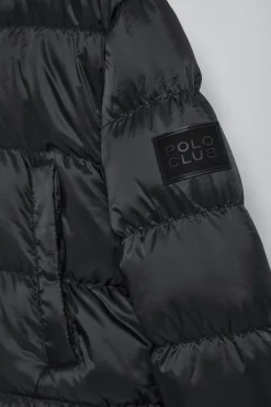 Polo Club Vestes*Manteau Greenwich avec poches et capuche fixe avec détails Noir