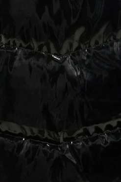 Polo Club Vestes*Manteau métallisé Catele à capuche fixe et détails Noir