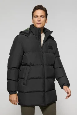 Polo Club Vestes*Manteau Staten à capuche amovible et détails Noir