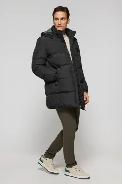Polo Club Vestes*Manteau Staten à capuche amovible et détails Noir