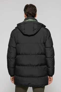 Polo Club Vestes*Manteau Staten à capuche amovible et détails Noir