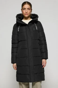 Polo Club Vestes*Manteau Polar avec capuche fixe et détails Noir