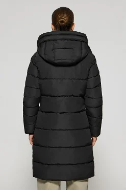 Polo Club Vestes*Manteau Polar avec capuche fixe et détails Noir