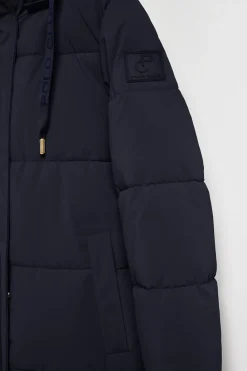 Polo Club Vestes*Manteau Roma couleur avec capuche amovible et détails Bleu Marine