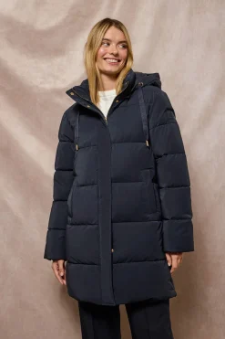 Polo Club Vestes*Manteau Roma couleur avec capuche amovible et détails Bleu Marine