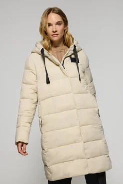 Polo Club Vestes*Manteau Siena à capuche fixe et détails Beige
