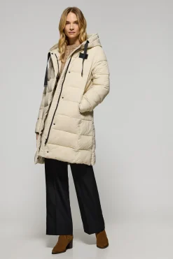 Polo Club Vestes*Manteau Siena à capuche fixe et détails Beige