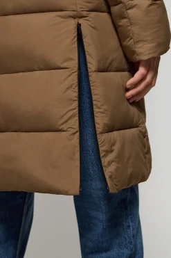 Polo Club Vestes*Manteau Siena marron à capuche fixe et détails Brun