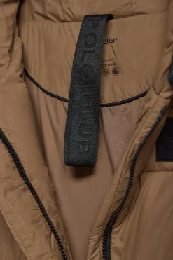 Polo Club Vestes*Manteau Siena marron à capuche fixe et détails Brun