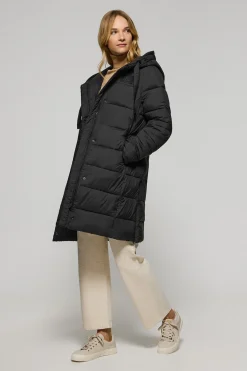 Polo Club Vestes*Manteau Siena à capuche fixe et détails Noir