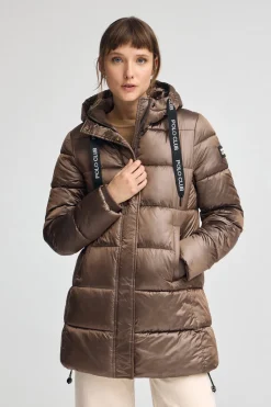 Polo Club Vestes*Manteau Silvon Coat marron avec logo Brun