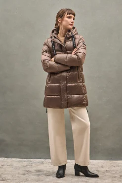 Polo Club Vestes*Manteau Silvon Coat marron avec logo Brun