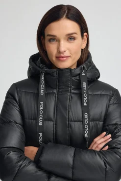 Polo Club Vestes*Manteau Silvon Coat avec logo Noir