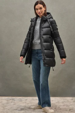 Polo Club Vestes*Manteau Silvon Coat avec logo Noir