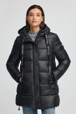 Polo Club Vestes*Manteau Silvon Coat avec logo Noir