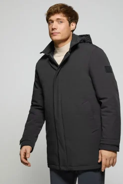 Polo Club Vestes*Manteau Soho classique bleu marine avec capuche amovible et détails Noir