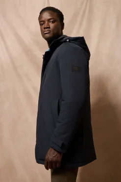 Polo Club Vestes*Manteau Soho classique avec capuche amovible et détails Bleu Marine