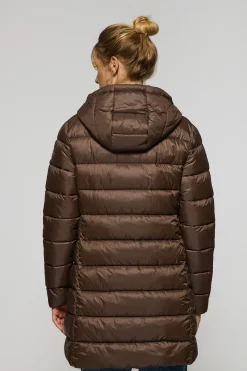 Polo Club Vestes*Manteau Suzette ultralight marron avec écusson Rigby Go Brun
