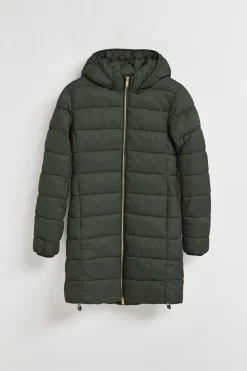 Polo Club Vestes*Manteau ultralight vert Cecilia à capuche amovible et broderie PC Vert forêt