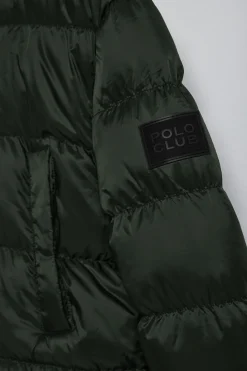 Polo Club Vestes*Manteau Greenwich avec poches et capuche fixe avec détails Vert