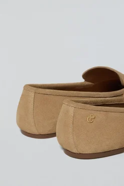 Polo Club Chaussures*Mocassins Antonella en croûte de cuir avec des détails métallisés Camel