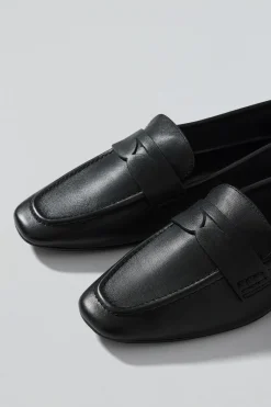 Polo Club Chaussures*Mocassins Antonella en cuir nappa avec des détails métallisés Noir