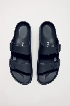 Polo Club Chaussures*Nu-pieds bio pour femme à boucles Bleu Marine