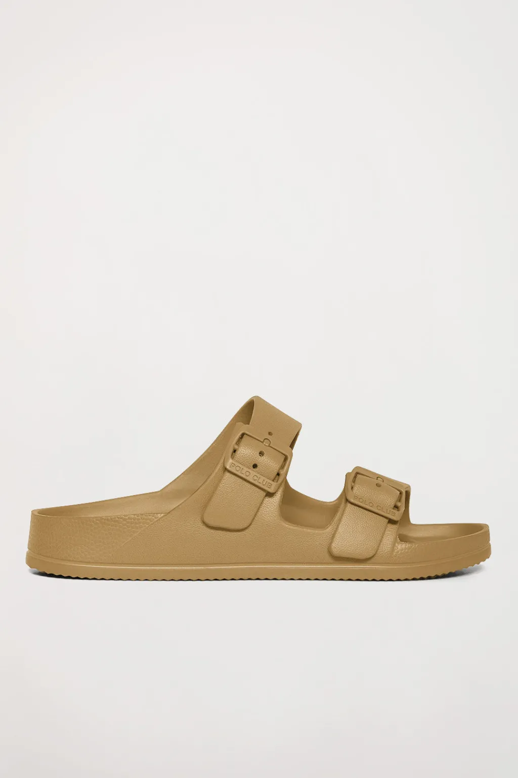Polo Club Chaussures*Nu-pieds bio pour homme à boucles Camel