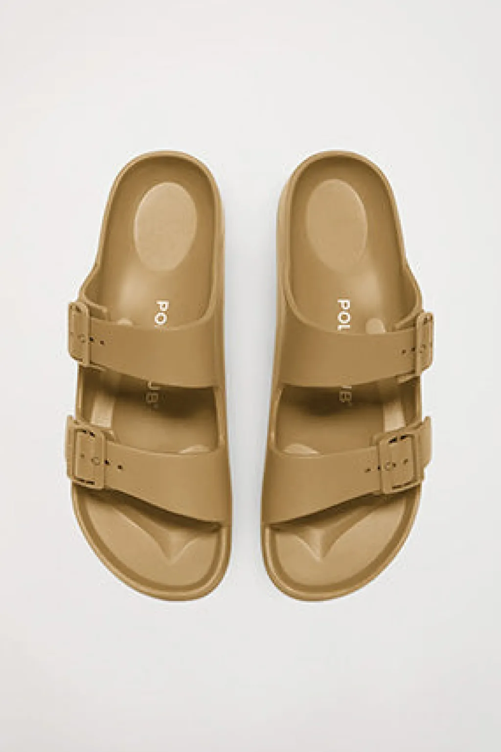 Polo Club Chaussures*Nu-pieds bio pour homme à boucles Camel