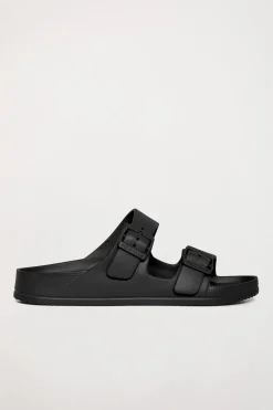 Polo Club Chaussures*Nu-pieds bio s pour homme à boucles Noir