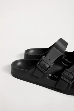 Polo Club Chaussures*Nu-pieds bio s pour homme à boucles Noir