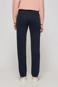 Polo Club Pantalons*Pantalon chino May avec broderie sur une poche minimaliste Bleu Marine