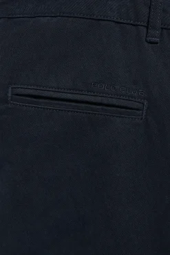 Polo Club Pantalons*Pantalon chino May avec broderie sur une poche minimaliste Bleu Marine