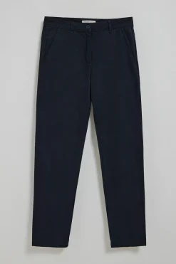 Polo Club Pantalons*Pantalon chino May avec broderie sur une poche minimaliste Bleu Marine